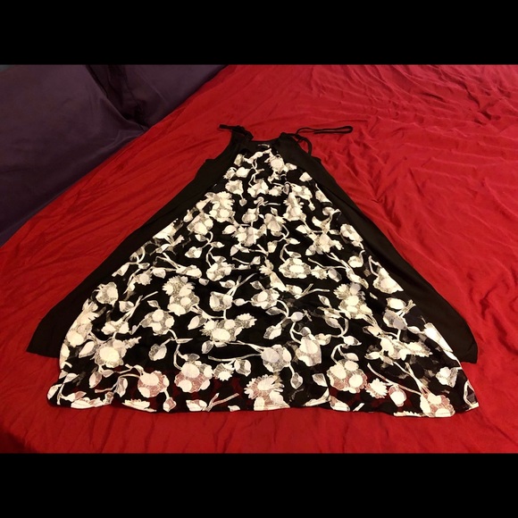 Black and white layer dress - Picture 6 of 7